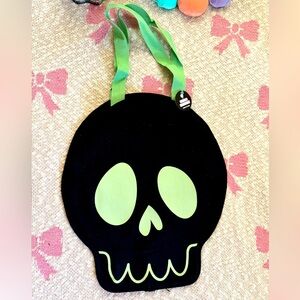 Target Bullseye Playground Halloween 2024 Glow In The Dark Skull Tote Bag